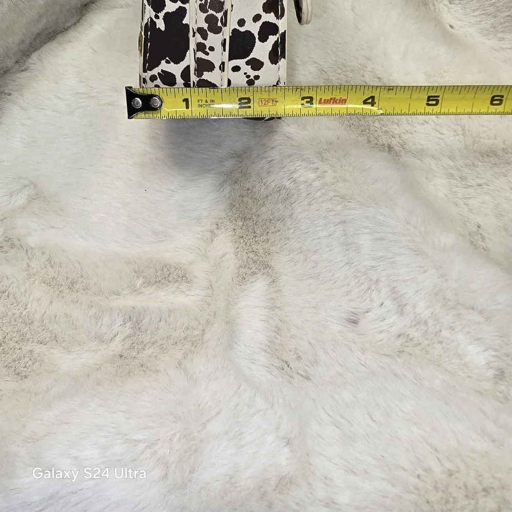 Betsey Johnson Y2K Brown Multi Cow‎ Heart Print Shoulder Bag Purse NWT - Picture 8 of 8